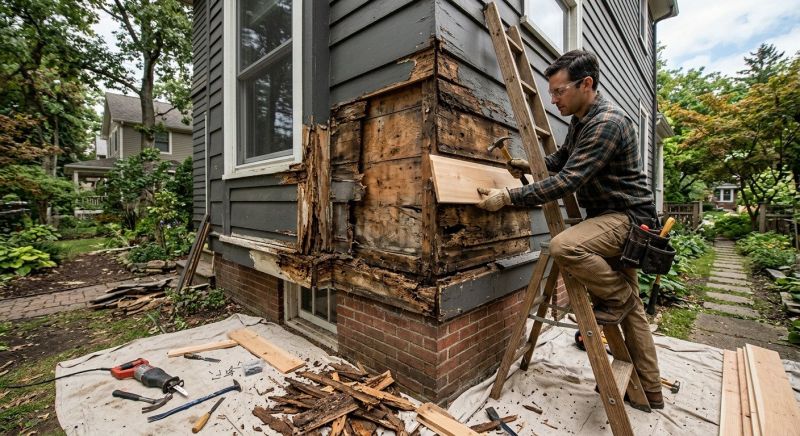 Decayed Wood Replacement in Kansas City, KS