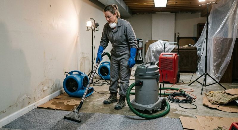 Flooded Basement Cleanup in Gilbert, AZ
