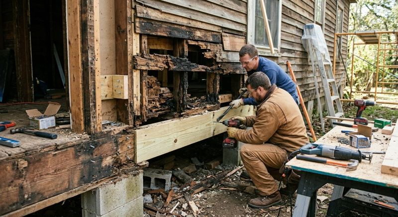 Rotten Wood Repair in Roswell, GA