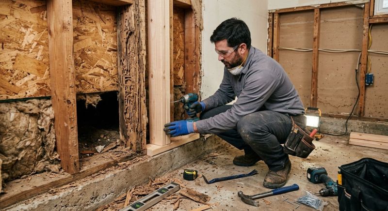 Termite Damage Restoration in Roswell, GA