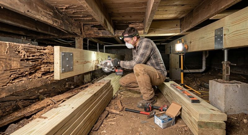 Termite Damage Restoration in Overland Park, KS