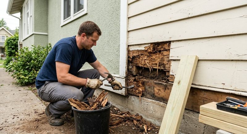 Wood Rot Removal in Overland Park, KS