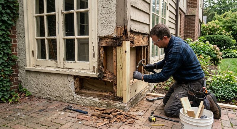 Wood Rot Repair in Olathe, KS