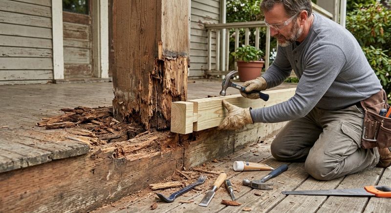 Wood Rot Repair in Conroe, TX